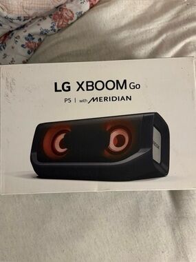 LG XBOOM Go Box – Navy Blue with White Text